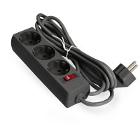 Удлинитель Exegate EX279352RUS EC-3-5B (3 розетки, 5м, евровилка, черный)