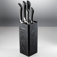 Набор ножей на подставке 6 предметов Alpenkok AK-2115