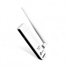 TP-LINK TL-WN722N, Wi-Fi USB Адаптер, 150Mbps High Gain (высокого усиления), with Cradle, Atheros, 1T1R, 2.4GHz, 802.11n/g/b, 1 detachable antenna