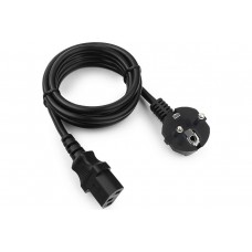 Кабель питания БП/Сеть Cablexpert PC-186-1M, 1м, Schuko- C13, черный