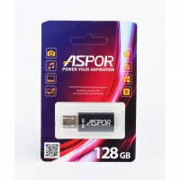 Flash Drive 128G USB  3.0 Aspor PK_ROCKETBK (чёрный) нс