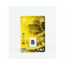 Карта памяти Aspor microSDHC 16GB Class10 нс