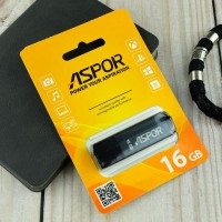 Flash Drive 16G USB  2.0 Aspor PK_TG121GY (графит) нс