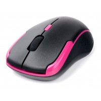 Мышь GEMBIRD MUSW-415 черный/розовый