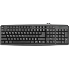 Клав. Defender HB- 420 , Black, Classic, USB, мембранная, кабель: 1,5 м