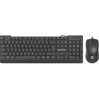 Клавиатра + мышь Defender York C-777 RU,черный,мультимедиа DEFENDER 45779