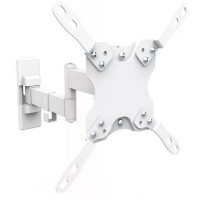 Кронштейн для телевизора Ultramounts UM 864W белый 13"-42" до20кг поворотно-выдвижной и наклонный