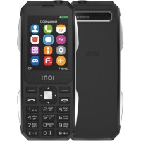 Мобильный телефон INOI 244Z черный, 2 SIM, экран 2.4", TN (TFT), 320x240, FM-радио, 2000 мА*ч, фонар