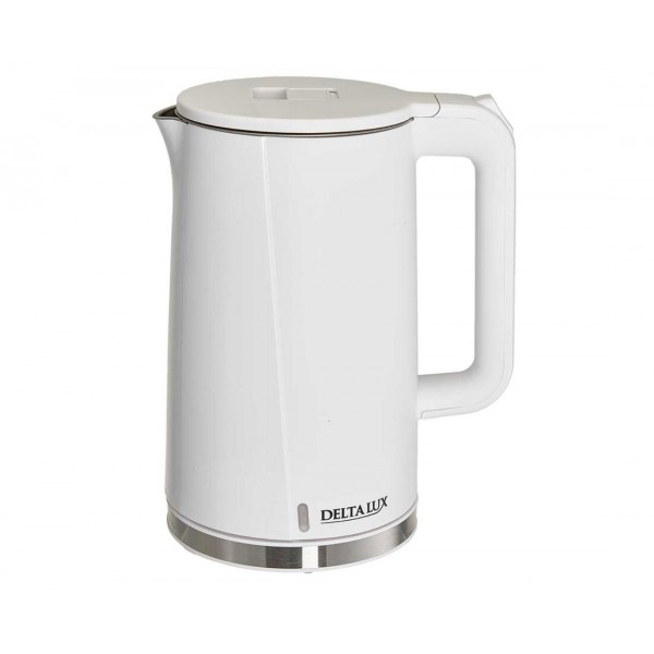 Электрочайник DELTA LUX DE-1011 1,8л 2200Вт белый