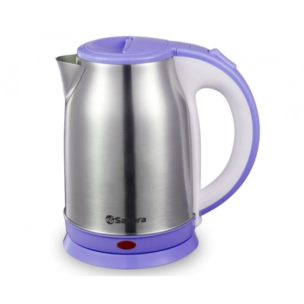 Электрочайник Sakura SA-2147P 1,8л 1800Вт серебристый/фиолетовый