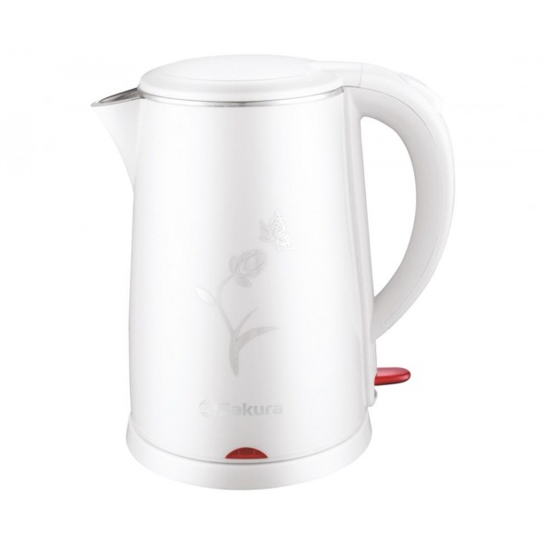 Электрочайник Sakura SA-2159W 1,8л 2000Вт белый