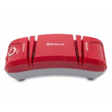 Электроножеточка Sakura SA-6604R красный/белый