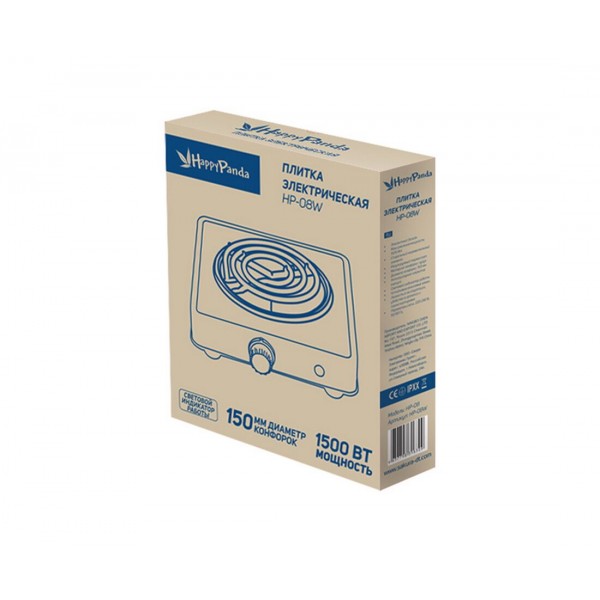 Электроплита настольная Happy Panda HP-08W