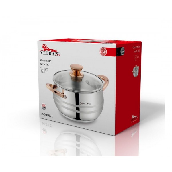 Кастрюля 6,1 л Zeidan Z501071