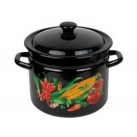 Кастрюля эмалированная КМЗ Царица полей 3л (41704-122/6-У4)