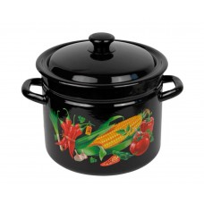 Кастрюля эмалированная КМЗ Царица полей 3л (41704-122/6-У4)