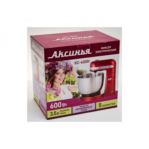 Миксер Аксинья КС-400Н красный