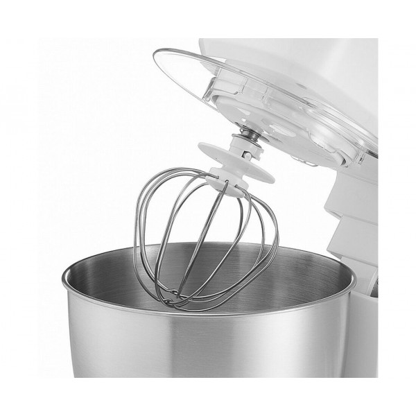 Миксер планетарный многофункциональный DELTA LUX DE-7900Р белый с серым 1000 Вт