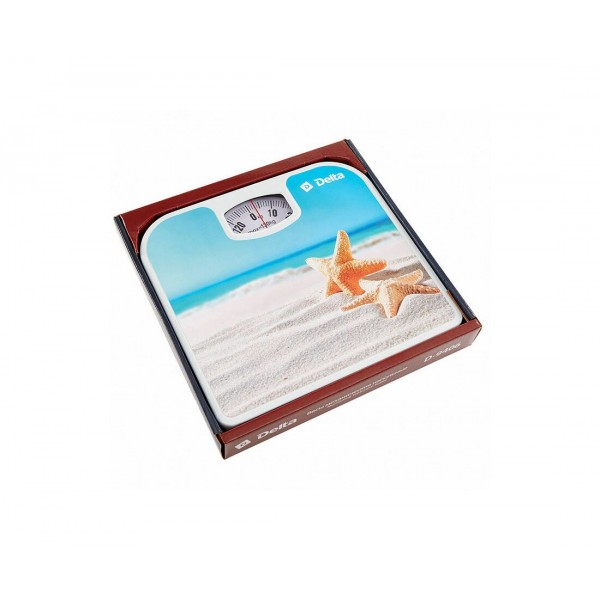 Напольные механические весы Delta D-9406 с рисунком морская звезда