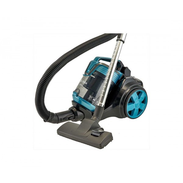 Пылесос DELTA DL-0852 черный с бирюзовым