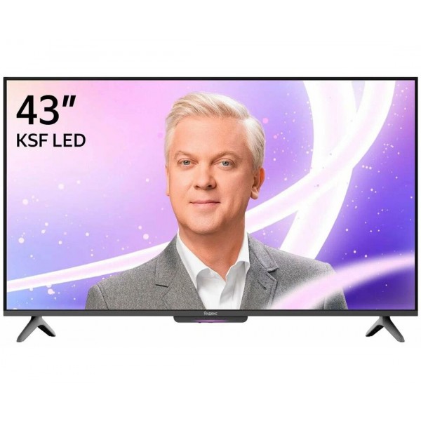 Телевизор Яндекс 43'' Basic/UHD/VA/KSF LED/Smart YaOS/Alice St