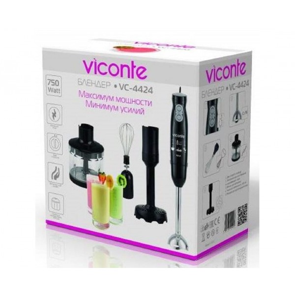 Блендер Viconte VC-4424 с насадкой для приготовления пюре