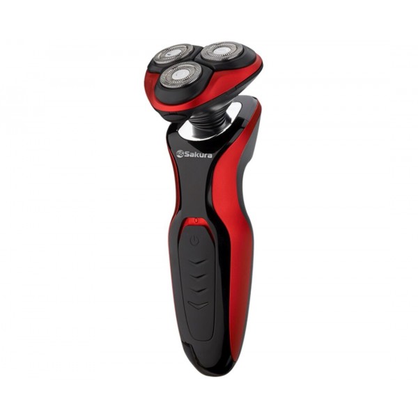 Электробритва  Sakura SA-5421BR черный/красный