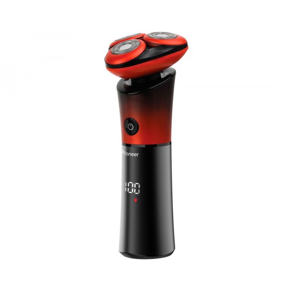 Электробритва аккумуляторная Pioneer BS008 черный/красный