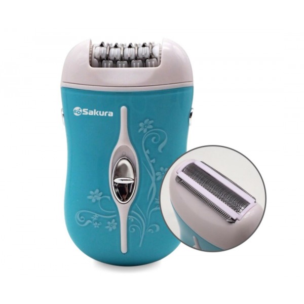 Эпилятор Sakura SA-5540SBL голубой/белый