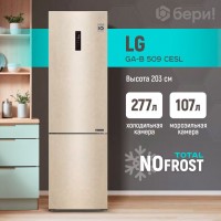 Холодильник двухкамерный LG GA-B 509 CESL