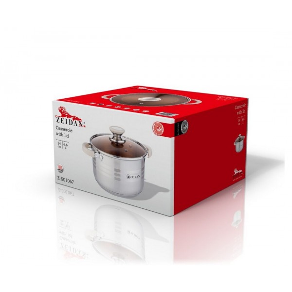 Кастрюля 6,6 л Zeidan Z501067