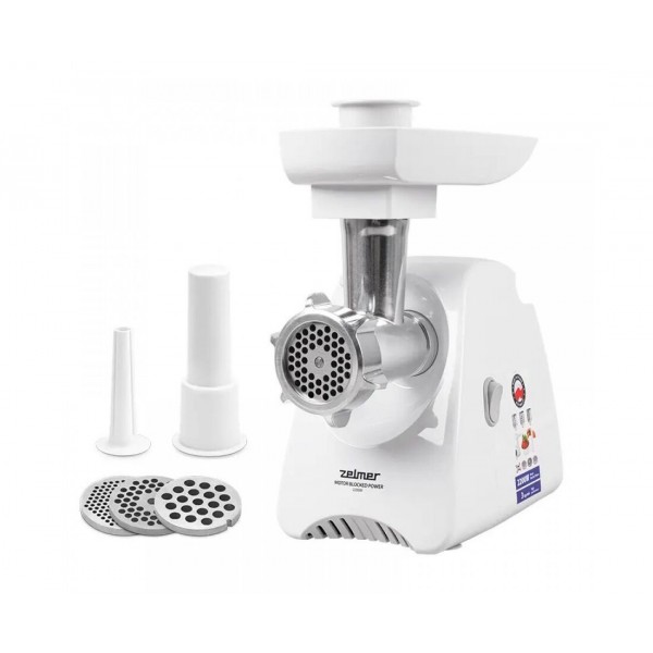 Мясорубка Zelmer ZMM5801P 2200 Вт белый