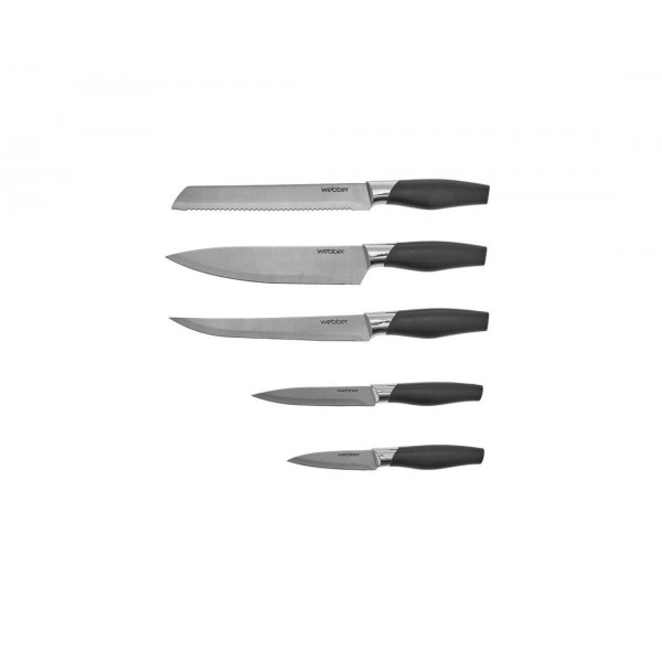 Набор ножей  WEBBER 6 предметов ВЕ-2273N черный