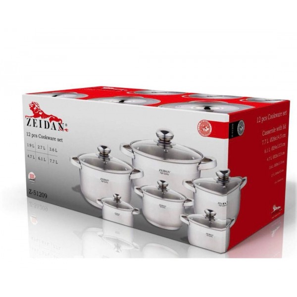 Набор посуды Zeidan Z-51209 12 предметов