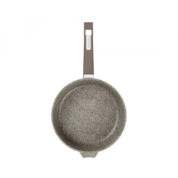 Сковорода 28см Мечта Premium mokko со стеклянной крышкой с28902