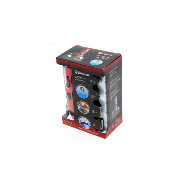 Триммер беспроводной для волос Sakura SA-5523BL синий