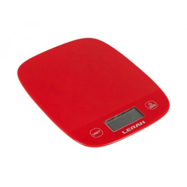Весы кухонные LERAN EKS SIMPLE LINE RED 5 кг красный