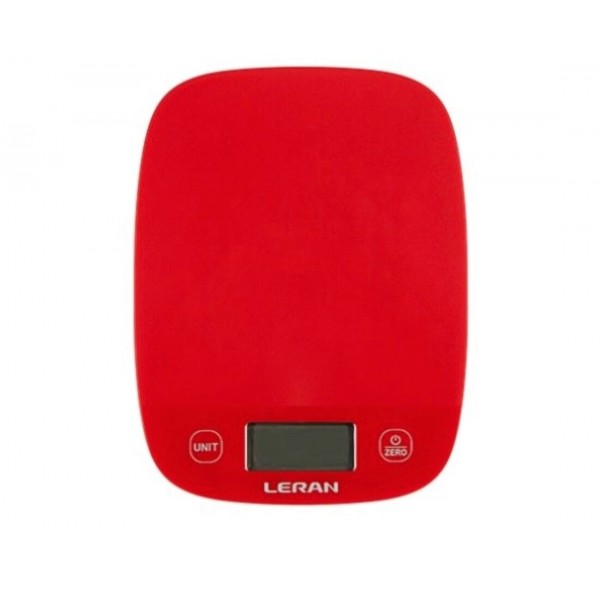 Весы кухонные LERAN EKS SIMPLE LINE RED 5 кг красный