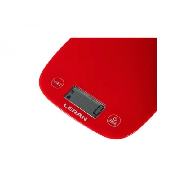Весы кухонные LERAN EKS SIMPLE LINE RED 5 кг красный