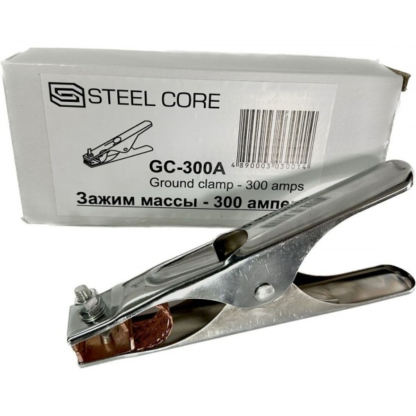 Зажим массы STEEL CORE 300 ампер GC-300A