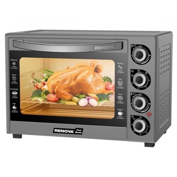 Электропечь RENOVA MO-50GFLTS1 гриль, конвекция, 2000 Вт, серый