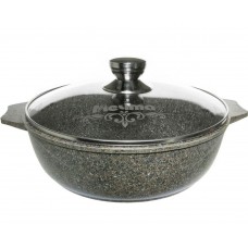 Кастрюля-жаровня Мечта Premium mokko алюминиевая с антипригарным покрытием 2.4л (32902)