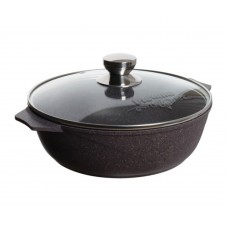 Кастрюля-жаровня Мечта Premium violet алюминиевая с антипригарным покрытием 4л (34904)