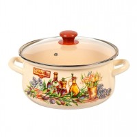 Кастрюля эмалированная КМЗ Италика 4л (61904-142/4.02-У4)