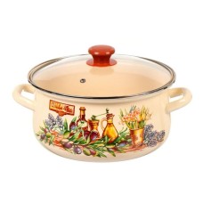 Кастрюля эмалированная КМЗ Италика 4л (61904-142/4.02-У4)