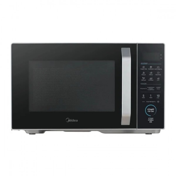Микроволновая печь Midea EM825P2ET-S 25л 800 Вт серебристый/черный