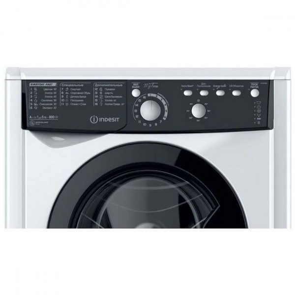 Стиральная машина автомат Indesit EWSB 5085 BK (CIS) с функцией энергосбережения