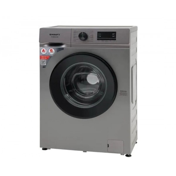 Стиральная машина автомат KRAFT KF-MBDS6109G 6кг, с паром, инверторная, серый
