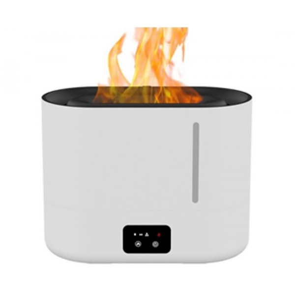 Увлажнитель воздуха ультразвуковой Neoclima NHL-300L имитация пламени белый