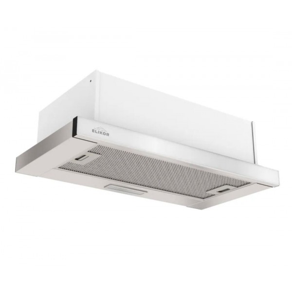 Вытяжка встраиваемая ELIKOR Интегра GLASS 50Н-400-В2Д нерж/стекло белое